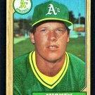 1987 Topps Baseball - MICKEY TETTLETON - Card #649 - OAKLAND A'S