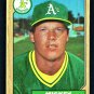 1987 Topps Baseball - MICKEY TETTLETON - Card #649 - OAKLAND A'S