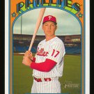 RHYS HOSKINS - 2021 TOPPS HERITAGE BASEBALL  - CARD #19 - PHILADELPHIA PHILLIES