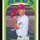 LUCAS SIMS - 2021 TOPPS HERITAGE BASEBALL - #327 - CINCINNATI REDS