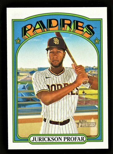 JURICKSON PROFAR - 2021 TOPPS HERITAGE BASEBALL - CARD #340 - SAN DIEGO PADRES