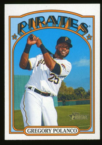 GREGORY POLANCO - 2021 TOPPS HERITAGE BASEBALL - #371 - PITTSBURGH PIRATES