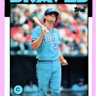 BRUCE BENEDICT- 1986 TOPPS BASEBALL - CARD #78 - ATLANTA BRAVES