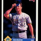 JIM AUSTIN - 1993 DONRUSSS BASEBALL - CARD #659 - MILWAUKEE BREWERS