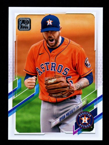 RYAN PRESSLY - 2021 TOPPS SERIES 2 BASEBALL - #652 - HOUSTON ASTROS