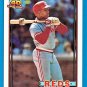 BILLY HATCHER - 1991 Topps BASEBALL - Card #604 - CINCINNATI REDS