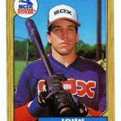 JOHN CANGELOSI - 1987 TOPPS BASEBALL - CHICAGO WHITE SOX - Card 201
