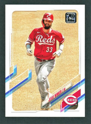 JESSE WINKER - 2021 TOPPS SERIES ONE BASEBALL - Card #281 - CINCINNATI REDS