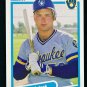 TIM MCINTOSH - 1990 FLEER BASEBALL - CARD #329 - MILWAUKEE BREWERS