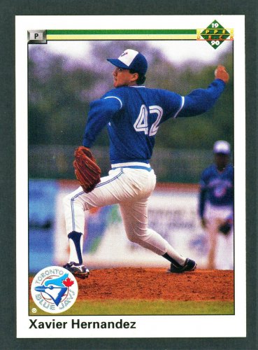 XAVIER HERNANDEZ - 1990 UPPER DECK BASEBALL - TORONTO BLUE JAYS - CARD #26