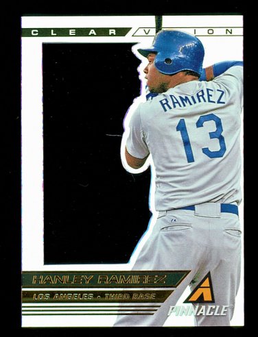 Hanley Ramirez - 2013 Panini Pinnacle Clear Vision - #CV47 - LOS ANGELES DODGERS