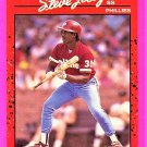 Steve Jeltz - 1990 Donruss Baseball - Card #133 - Philadelphia Phillies