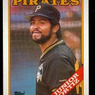 JUNIOR ORTIZ - 1988 TOPPS BASEBALL- CARD #274 - PITTSBURGH PIRATES