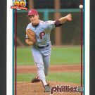 DON CARMAN - 1991 TOPPS BASEBALL - CARD #282 - PHILADELPHIA PHILLIES