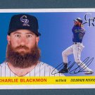 CHARLIE BLACKMON - 2020 TOPPS ARCHIVES BASEBALL - CARD #3 - COLORADO ROCKIES