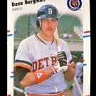 DAVE BERGMAN - 1988 FLEER Baseball  - Card #52 - DETROIT TIGERS