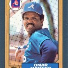OMAR MORENO - 1987 TOPPS Baseball  - Card #214 - NEW YORK YANKEES- FREE SHIPPING