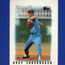 Bret Saberhagen - 1986 Topps League Leaders Mini - #20 - KC Royals FREE SHIPPING