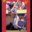 SANDY ALOMAR JR - 1991 Classic II Baseball- #T68 - Red Border CLEVELAND INDIANS