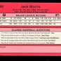 JACK MORRIS - 1991 Classic II Baseball- #T49 - Red Border MINNESOTA TWINS