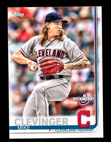 Mike Clevinger - 2019 Topps Opening Day Baseball  - Card #50 - Cleveland Indians