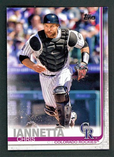 CHRIS IANNETTA - 2019 TOPPS SERIES ONE - CARD #346 - COLORADO ROCKIES