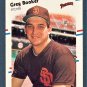 GREG BOOKER - 1988 FLEER Baseball  - Card #577 - SAN DIEGO PADRES FREE SHIPPING