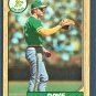 DAVE LEIPER - 1987 TOPPS Baseball  - Card #441 - OAKLAND ATHLETICS FREE SHIPPING