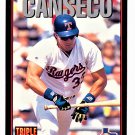 JOSE CANSECO - 1993 Triple Play Baseball - Leaf - Card #243 - TEXAS RANGERS