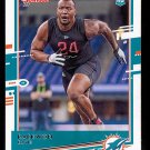 RAEKWON DAVIS - 2020 Panini Donruss Football - Card #210 - MIAMI DOLPHINS RC