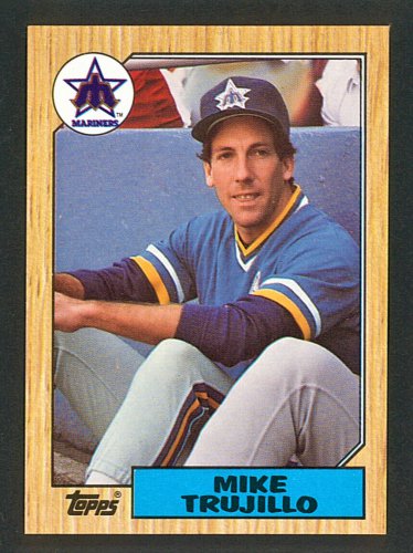 MIKE TRUJILLO - 1987 TOPPS BASEBALL - SEATTLE MARINERS - CARD #402