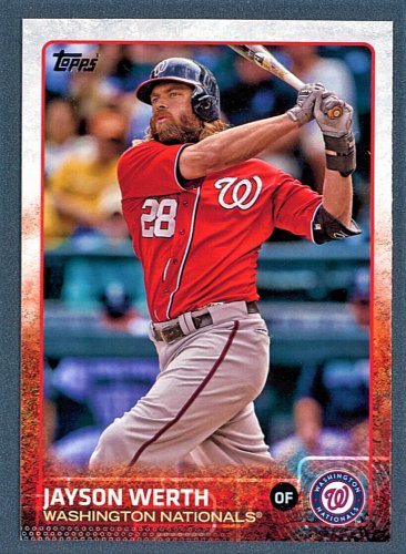 JAYSON WERTH - 2015 TOPPS BASEBALL - SERIES ONE - CARD #6 - WASHINGTON NATIONALS