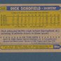 DICK SCHOFIELD - 1987 TOPPS BASEBALL - CARD #502 - CALIFORNIA ANGELS