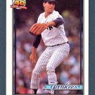 TIM LEARY- 1991 TOPPS BASEBALL - CARD #161 - NEW YORK YANKEES