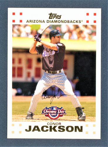 CONOR JACKSON - 2007 TOPPS OPENING DAY - CARD #150 - ARIZONA DIAMONDBACKS