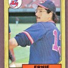 ERNIE CAMACHO - 1987 TOPPS BASEBALL - CARD #353 - CLEVELAND INDIANS