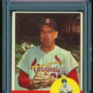 CURT SIMMONS - 1963 TOPPS BASEBALL - #22 - PSA 3 VG - ST. LOUIS CARDINALS
