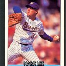 MARK LEE - 1992 DONRUSS Baseball - CARD #313 - MILWAUKEE BREWERS