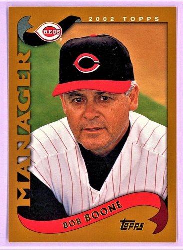 2002 Topps Baseball - Bob Boone - Card #304 - Cincinnati Reds -  Free Shipping