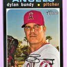 2020 Topps Heritage Baseball - Dylan Bundy - Card #77 - Los Angeles Angels