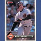 Mark Leonard - 1993 Donruss - Card #288 - San Francisco Giants