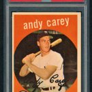 1959 TOPPS - ANDY CAREY - CARD #45 - PSA 6(MK) - EX-MT - NEW YORK YANKEES