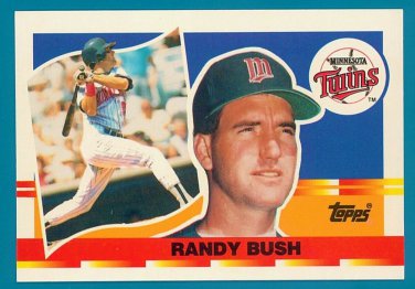 Randy Bush - 1990 Topps Big Baseball - Card #92 - Minnesota Twins