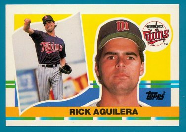 Rick Aguilera - 1990 Topps Big Baseball - Card #284 - Minnesota Twins