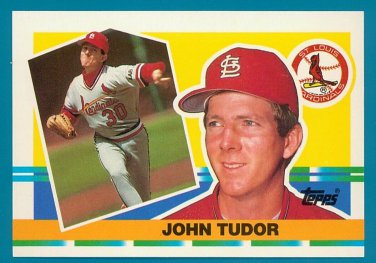 John Tudor - 1990 Topps Big Baseball - Card #253 - St. Louis Cardinals