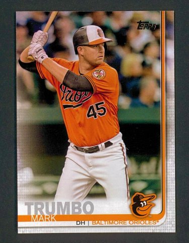 Mark Trumbo - 2019 Topps Series One Baseball - Card #131 - Baltimore Orioles