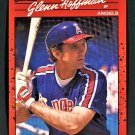Glenn Hoffman - 1990 Donruss Baseball - Card #407 - California Angels