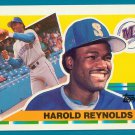 Harold Reynolds - 1990 Topps Big Baseball - Card #321 - Seattle Mariners