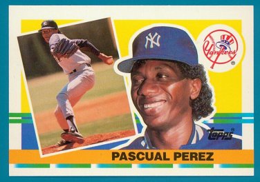 Pascual Perez - 1990 Topps Big Baseball - Card #291 - New York Yankees