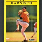 PETE HARNISCH - 1991 FLEER BASEBALL - Card #474 - BALTIMORE ORIOLES